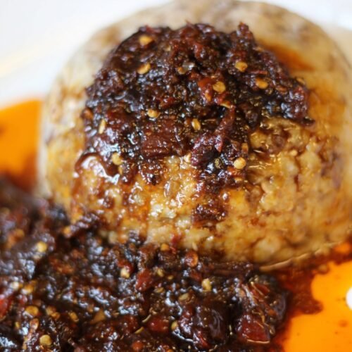 Ewa agonyi. Nigerian meal. African food